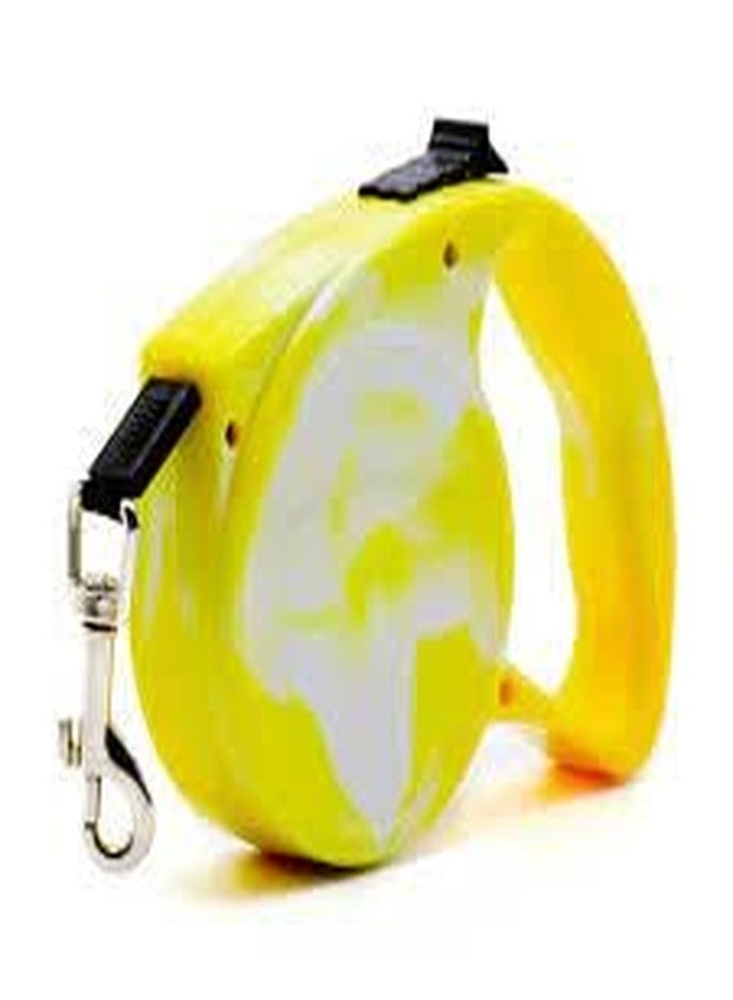 WISHBONE Retractable Dog LACE 3M Design | Walking Jogging Training Leash Tape with Anti-Slip Handle | One-Click Brake 11.5 FT - Image 1